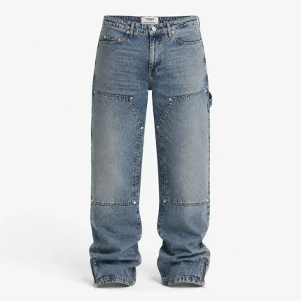 No Sauce Carpenta Straight Leg Jeans Blue (3)