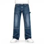 No Sauce Carpenta Straight Leg Jeans Blue (4)
