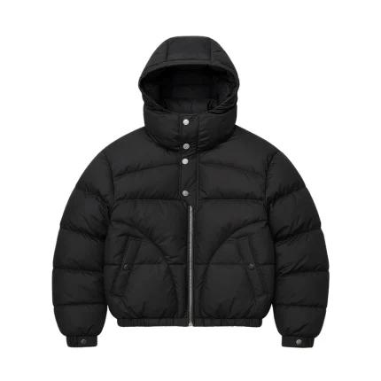 No Sauce Cloud Puffa Jacket Black (3)
