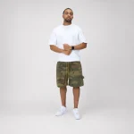 No Sauce Denim Carpenta Shorts Camo (2)