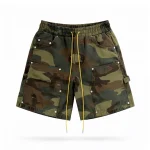 No Sauce Denim Carpenta Shorts Camo (3)