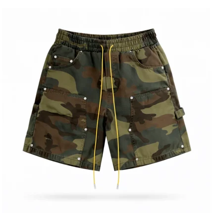 No Sauce Denim Carpenta Shorts Camo (3)