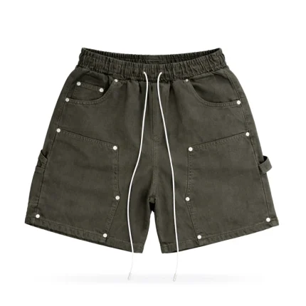 No Sauce Denim Carpenta Shorts Khaki (3)