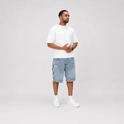 No Sauce Denim Carpenta Shorts Light Blue (3)