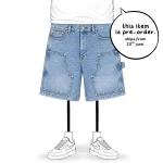No Sauce Denim Carpenta Shorts Light Blue (4)