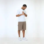 No Sauce Denim Carpenta Shorts Washed Brown (1)