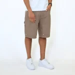 No Sauce Denim Carpenta Shorts Washed Brown (2)