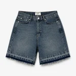 No Sauce Denim Distressed Shorts Blue (3)
