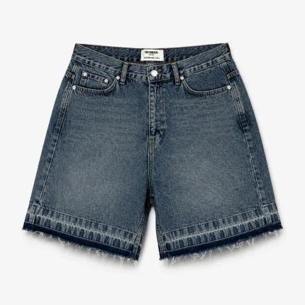 No Sauce Denim Distressed Shorts Blue (3)