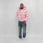 No Sauce Down Puffa Jacket Pink (2)