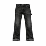 No Sauce Flared Carpenta Jeans Black (1)
