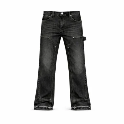 No Sauce Flared Carpenta Jeans Black (1)