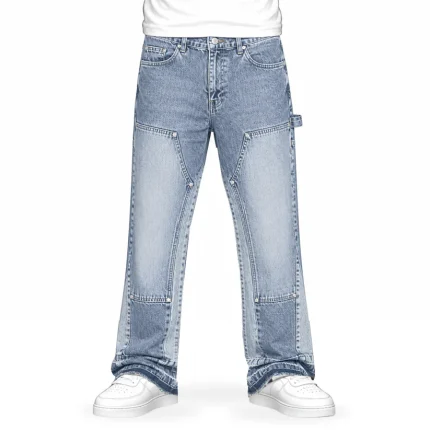 No Sauce Flared Carpenta Jeans Light Blue (4)