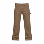 No Sauce Flared Carpenta Jeans Washed Brown (3)