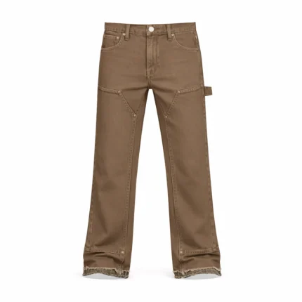 No Sauce Flared Carpenta Jeans Washed Brown (3)