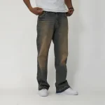 No Sauce Flared Jeans Blue (Mocha Wash) (2)