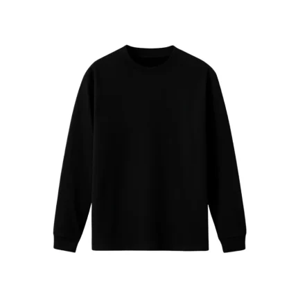 No Sauce Perfect Long Sleeve T Shirt Black (3)