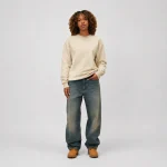 No Sauce Perfect Long Sleeve T Shirt Creme (1)
