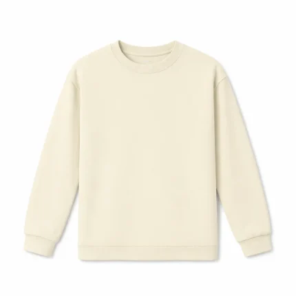 No Sauce Perfect Long Sleeve T Shirt Creme (3)