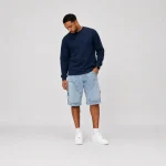 No Sauce Perfect Long Sleeve T Shirt Navy (2)
