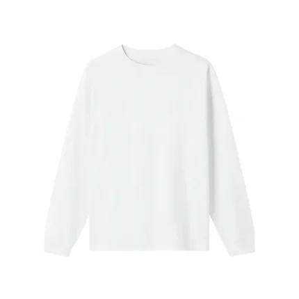 No Sauce Perfect Long Sleeve T Shirt White (2)