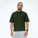 No Sauce Perfect Oversized T Shirt Forest Green (1)