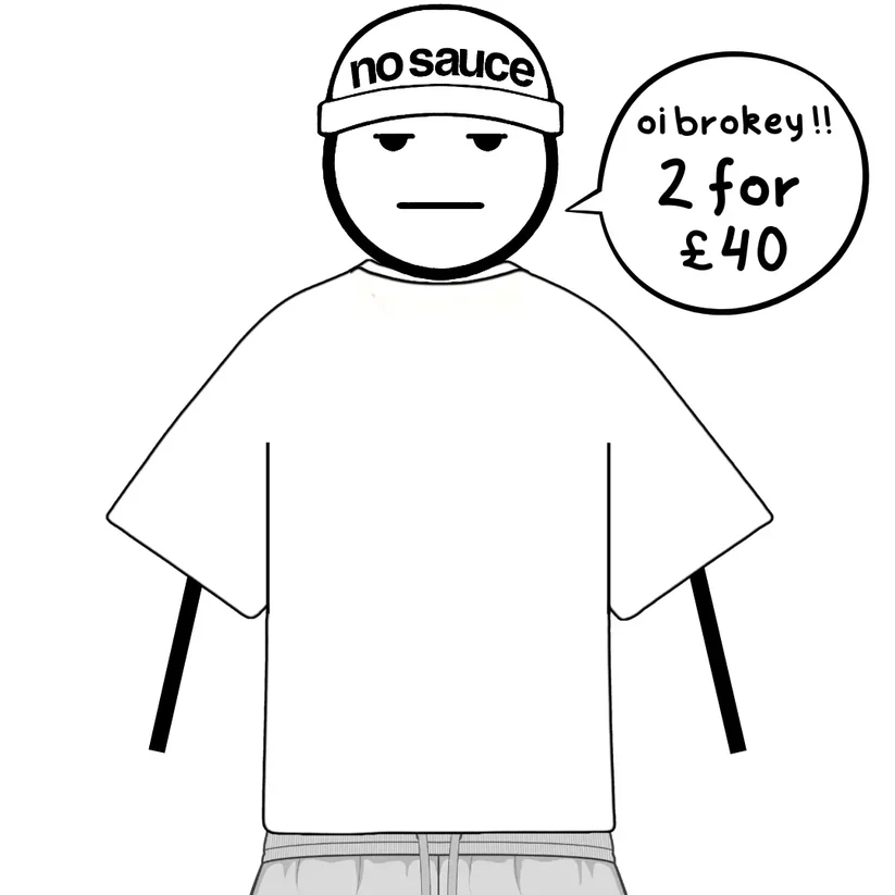 No Sauce Perfect Oversized T Shirt White (5) No Sauce Perfect Oversized T Shirt White (5)