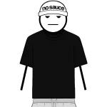 No Sauce Perfect Slim T Shirt Black (4)