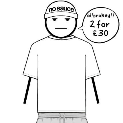 No Sauce Perfect Slim T Shirt White (4)