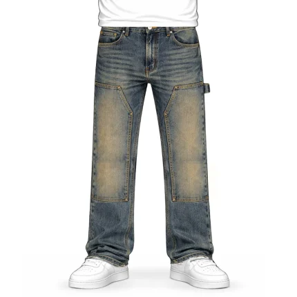 No Sauce Straight Leg Carpenta Jeans Blue (4)