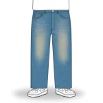 No Sauce Straight Leg Jeans Blue (4)