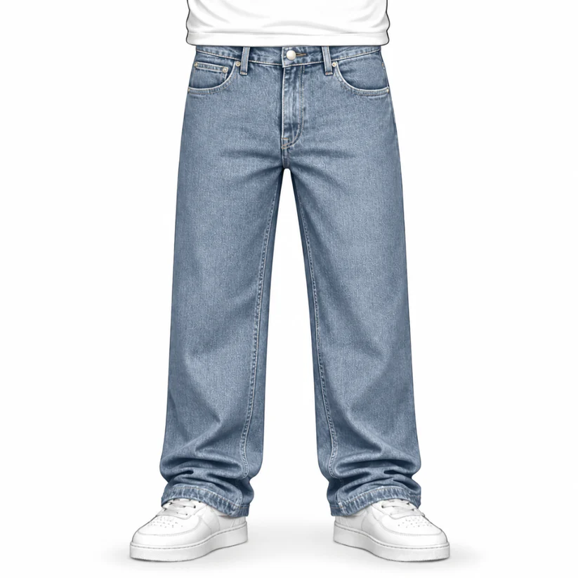 No Sauce Straight Leg Jeans Light Blue (4) No Sauce Straight Leg Jeans Light Blue (4)