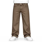 No Sauce Straight Leg Jeans Washed Brown (4)