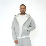 No Sauce Zippa Hoodie Grey (2)