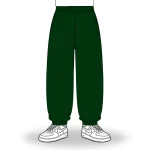 No Sauce Baggy Cuffed Joggers Forest Green (3)
