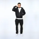 No Sauce Flared Joggers Black (2)