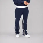 No Sauce Flared Joggers Navy (1)