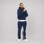 No Sauce Flared Joggers Navy (2)