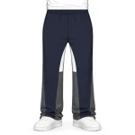 No Sauce Flared Joggers Navy (4)