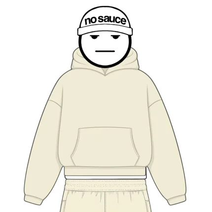 No Sauce Jumpa Hoodie Creme (4)