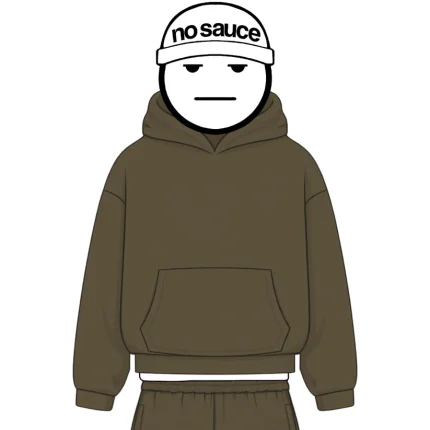 No Sauce Jumpa Hoodie Mocha (3)