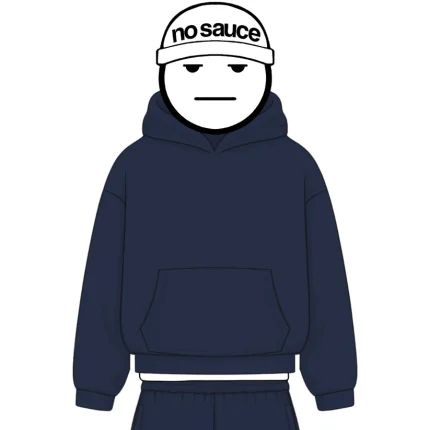 No Sauce Jumpa Hoodie Navy (4)