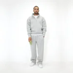 No Sauce Quarter Zippa Hoodie Grey (1)