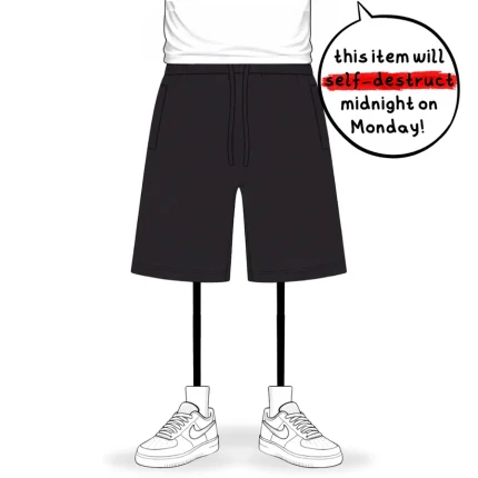 No Sauce Shorts Black (2)