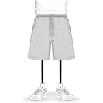No Sauce Shorts Grey (2)