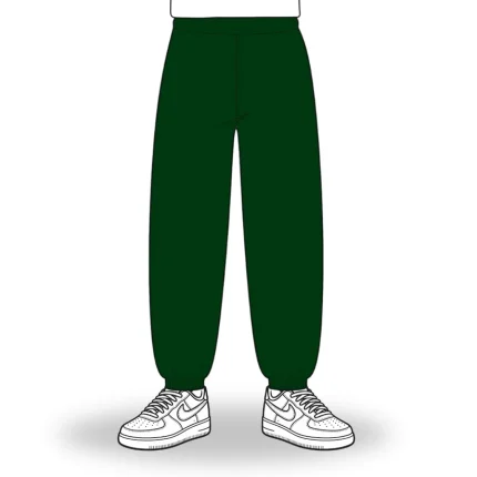 No Sauce Slim Cuffed Joggers Forest Green (3)
