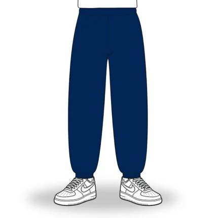 No Sauce Slim Cuffed Joggers Navy (3)