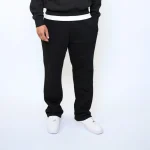 No Sauce Straight Leg Joggers Black (1)