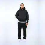 No Sauce Straight Leg Joggers Black (2)