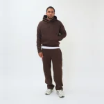 No Sauce Straight Leg Joggers Brown (1)